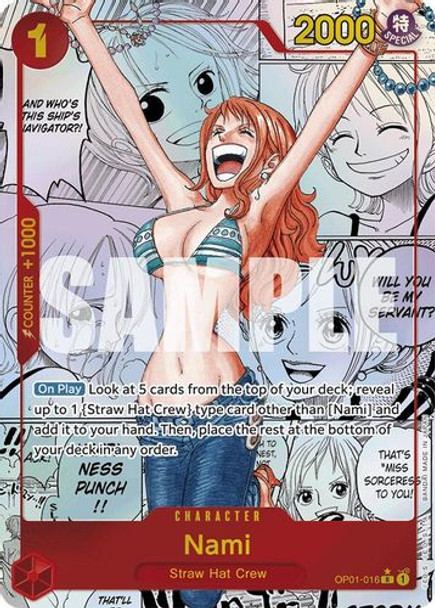 OP01-016R Nami (Manga) (Foil)