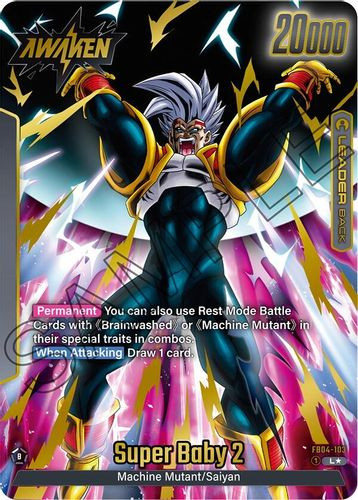 [FB04-103](L) Baby Vegeta // Super Baby 2 (1 Star Alt Art) (Foil)