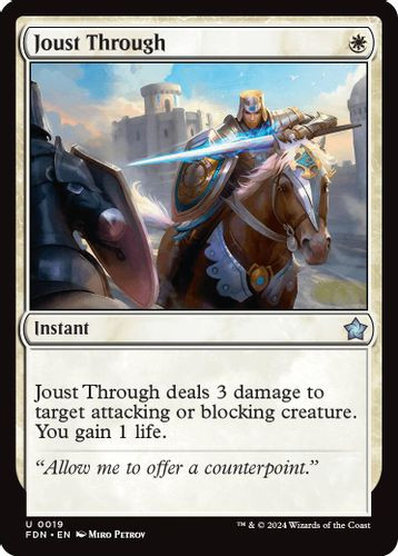FDN-0019U Joust Through