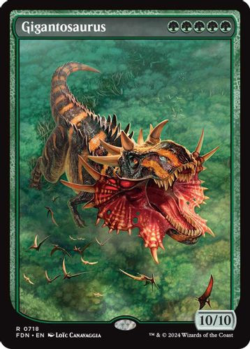 FDN-0718R Gigantosaurus (Foil)