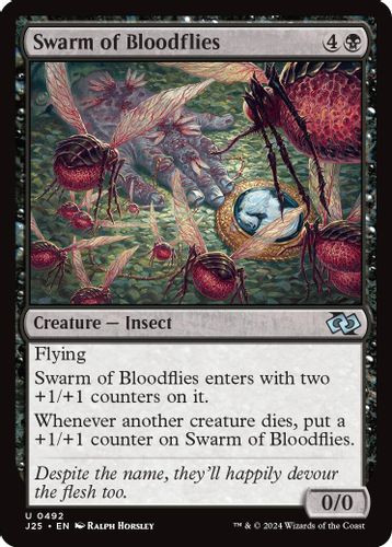 J25-0492U Swarm of Bloodflies