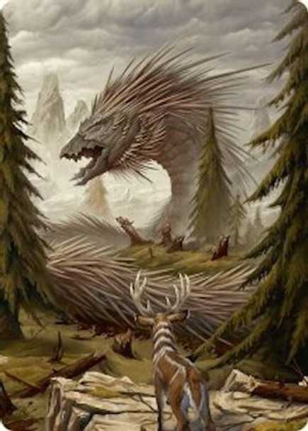 FDNART-0044 Quilled Greatwurm Art Card