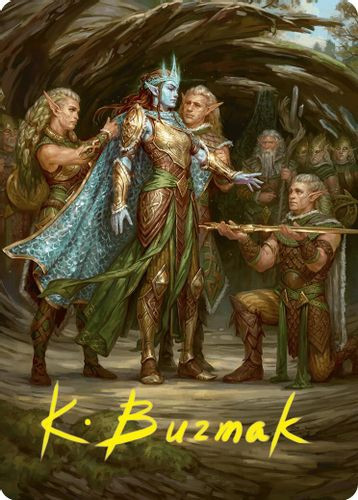 FDNART-0048 Lathril, Blade of the Elves Art Card (Signature Art Card)