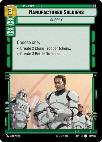 [03-TWI-EN-102](U) Manufactured Soldiers