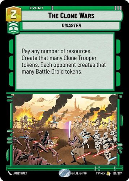 [03-TWI-EN-125](R) The Clone Wars (Foil)