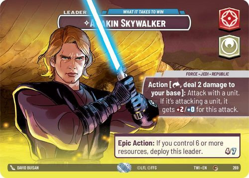 [03-TWI-EN-269](C) Anakin Skywalker - What it Takes to Win (Showcase) (Foil)