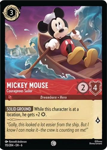 [LOR06-115/204](C) Mickey Mouse - Courageous Sailor