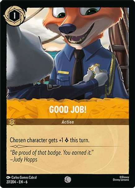 [LOR06-027/204](C) Good Job! (Foil)