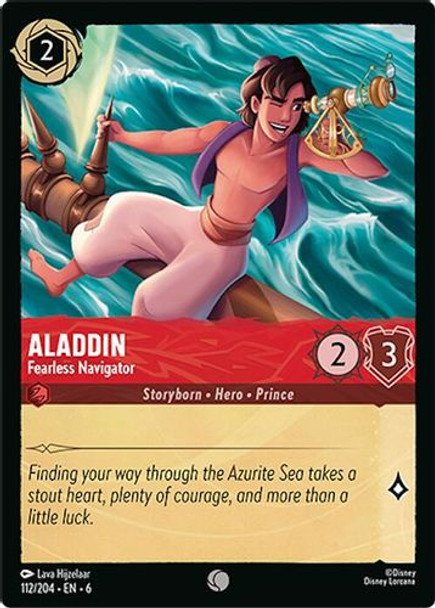 [LOR06-112/204](C) Aladdin - Fearless Navigator (Foil)