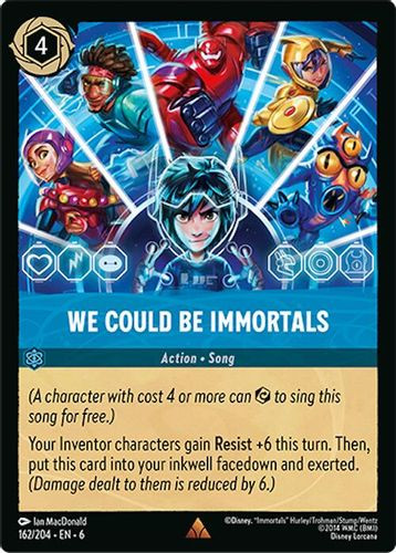 [LOR06-162/204](R) We Could Be Immortals