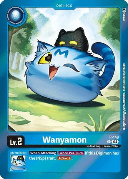 [P-148](P) Wanyamon (Color Frame) (Foil)