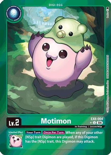 [EX08-004](U) Motimon (1 Star Color Frame) (Foil)