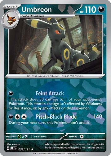 [SV08b][PRE-059/131](R) Umbreon (Poke Ball Holo)