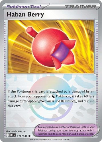 [SV08b][PRE-111/131](C) Haban Berry (Poke Ball Holo)