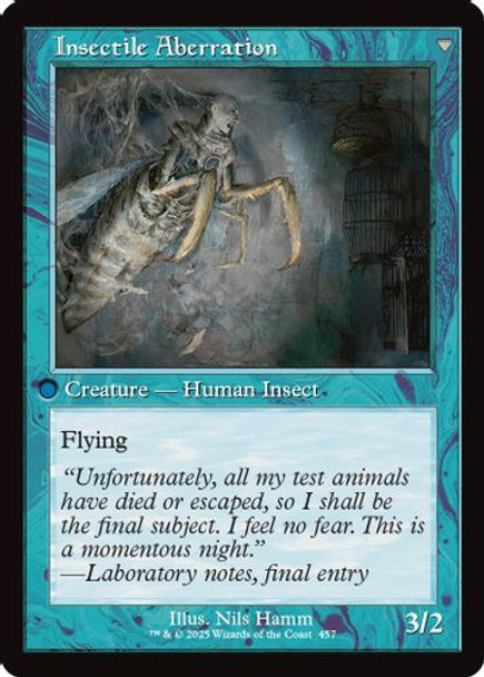 INR-0457C Delver of Secrets // Insectile Aberration (Retro)