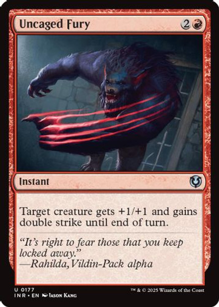 INR-0177U Uncaged Fury (Foil)
