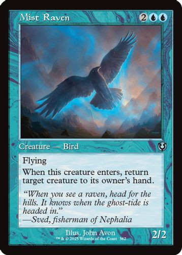 INR-0362U Mist Raven (Retro) (Foil)