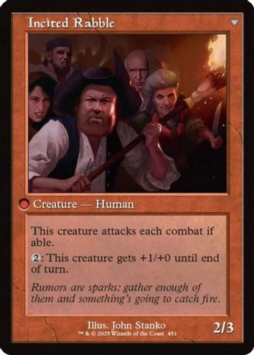 INR-0451U Town Gossipmonger // Incited Rabble (Retro) (Foil)