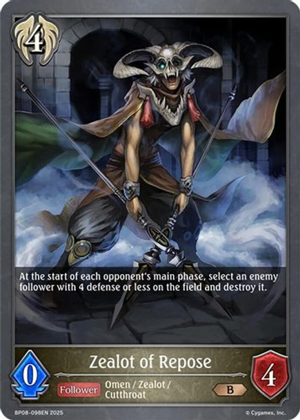 [BP08-098EN](B) Zealot of Repose