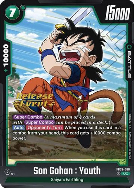 [FB03-066](UC) Son Gohan : Youth (Prerelease Stamp)