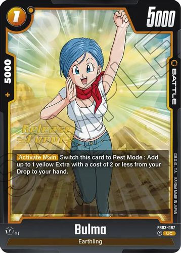 [FB03-087](UC) Bulma {Release Event}