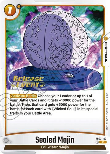 [FB03-103](C) Sealed Majin {Release Event}