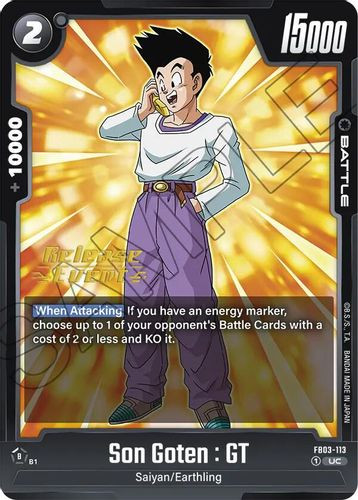 [FB03-113](UC) Son Goten : GT {Release Event}