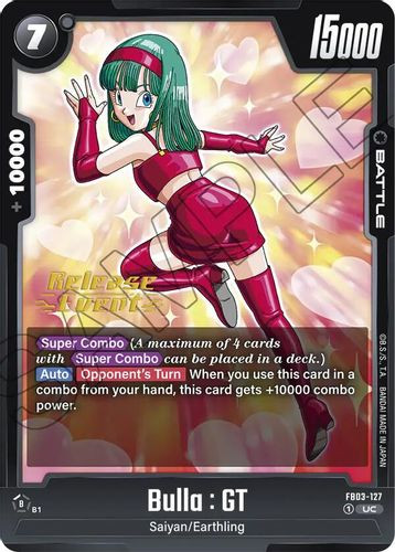 [FB03-127](UC) Bulla : GT {Release Event}