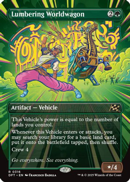 [DFT-0316](R) Lumbering Worldwagon (Borderless) (Foil)