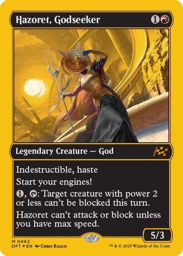 [DFT-0462](M) Hazoret, Godseeker (First-Place Foil)