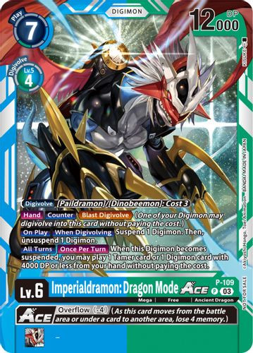[P-109](P) Imperialdramon: Dragon Mode Ace (Demo Deck)