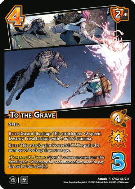 [CR02-056/211](R) To the Grave (Foil)