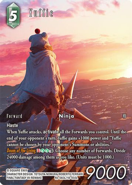 [Re-083L/18-050L](L) Yuffie (Full Art) (Foil)