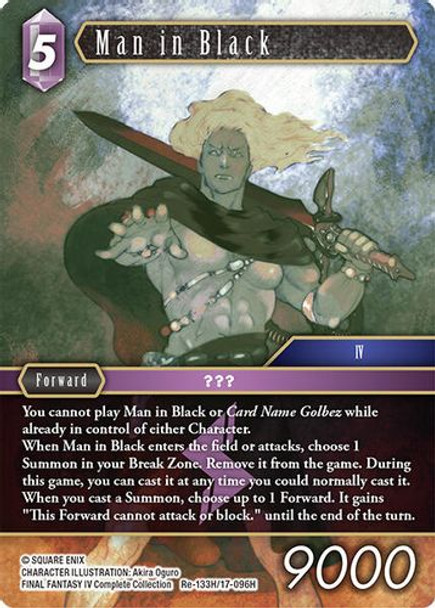 [Re-133H/17-096H](H) Man in Black (Foil)