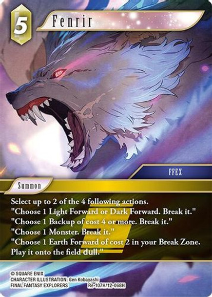 [Re-107H/12-068H](H) Fenrir