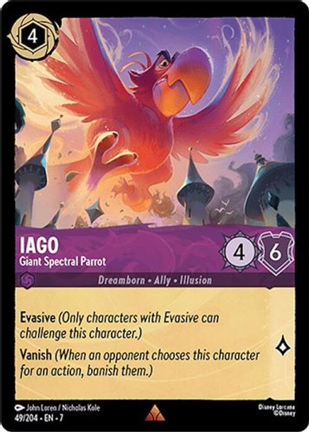 [LOR07-049/204](R) Iago - Giant Spectral Parrot