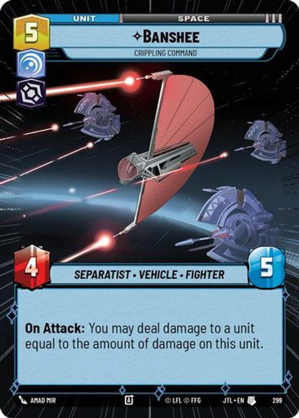 [04-JTL-EN-0299](U) Banshee - Crippling Command (Hyperspace)