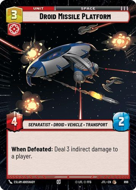 [04-JTL-EN-0896](C) Droid Missile Platform (Hyperspace) (Foil)