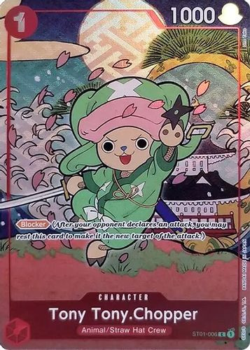 [ST01-006] Tony Tony.Chopper (English Version 1st Anniversary) (Foil)