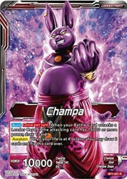 BT01-001R God of Destruction Champa