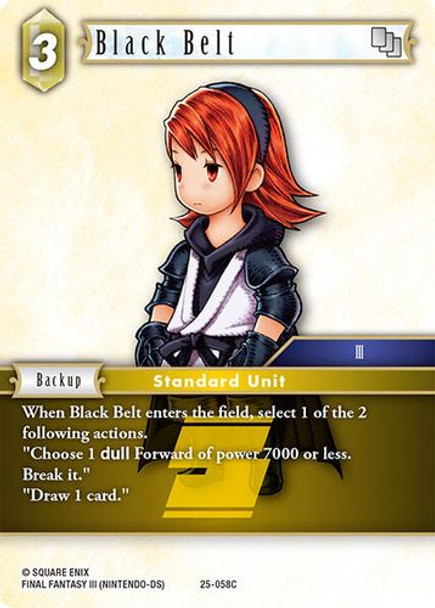 [25-058](C) Black Belt (Foil)