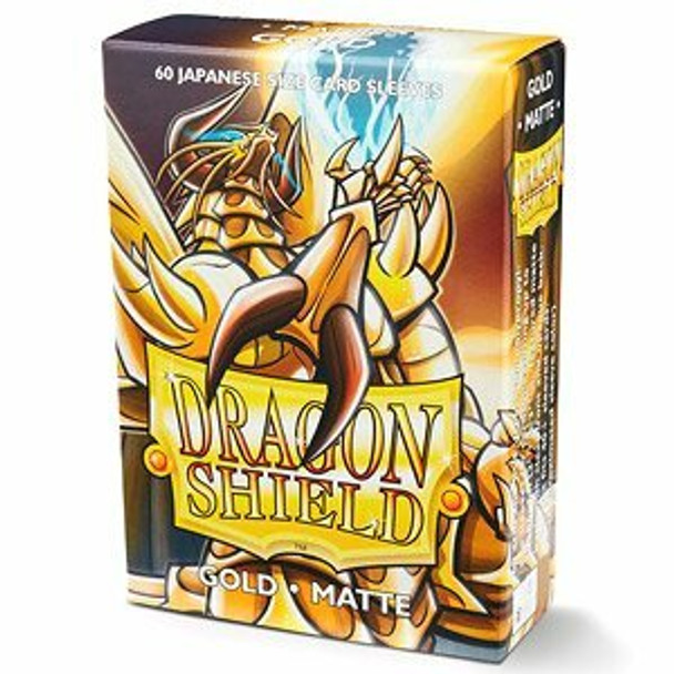 Dragon Shield - Japanese MATTE (60Pk) Gold