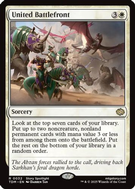 [TDM-0032](R) United Battlefront (Foil)