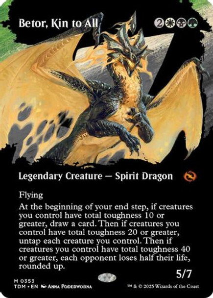 [TDM-0353](M) Betor, Kin to All (Borderless) (Foil)
