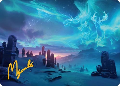 [TDMART-0020](S) Auroral Procession Art Card (Signature Art Card)