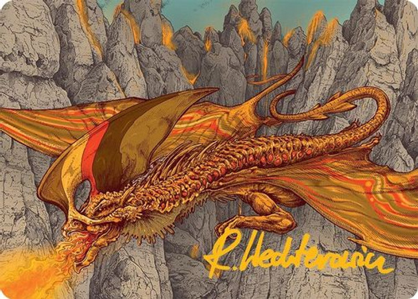 [TDMART-0034](S) Magmatic Hellkite Art Card (Signature Art Card)