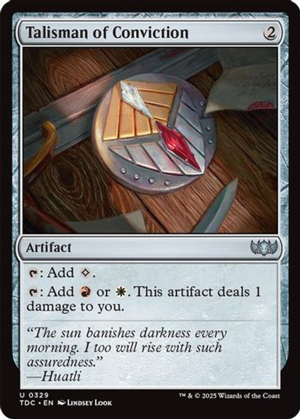 [TDC-0329](U) Talisman of Conviction