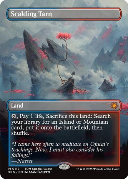 [SPG-0112](M) Scalding Tarn (Borderless) (Foil)