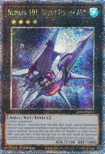 [RA04-EN211] Number 101: Silent Honor ARK (Quarter Century Secret Rare)<1st>