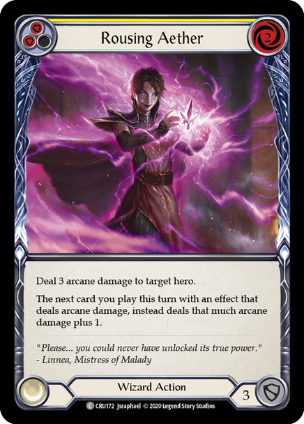 FAB03 CRU-172C Rousing Aether (Yellow) (Unl ed)